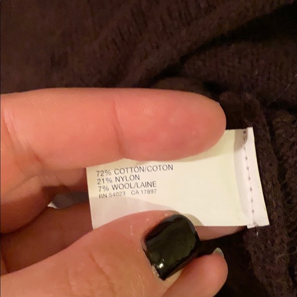 Gap Hooded V-Neck Pullover Sweater sz L - Picture 3 of 7